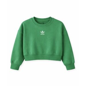 Adidas Adicolor Essentials Crew Sweatshirt Green Trefoil  Womens XL St. Patricks